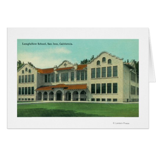 Exterior View of Longfellow School Cards (Front Horizontal)