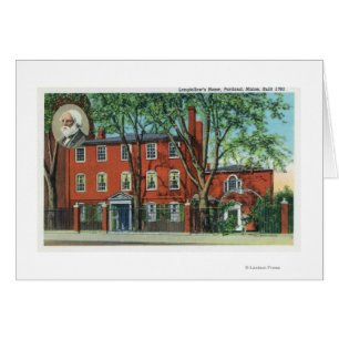 Exterior View of Longfellow's Home 2 Cards