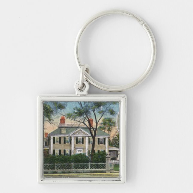 Exterior View of Longfellow's Home Keychain (Front)