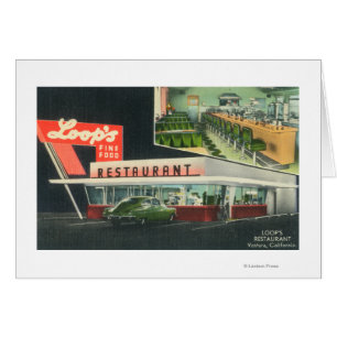 Exterior View of Loop's RestaurantVentura, CA Cards