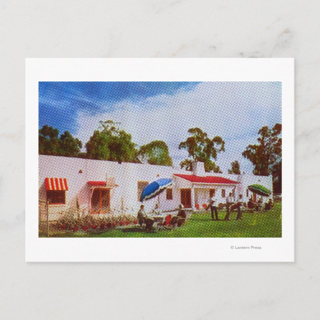 Exterior View of Los Serranos Golf & Country Postcard (Front)