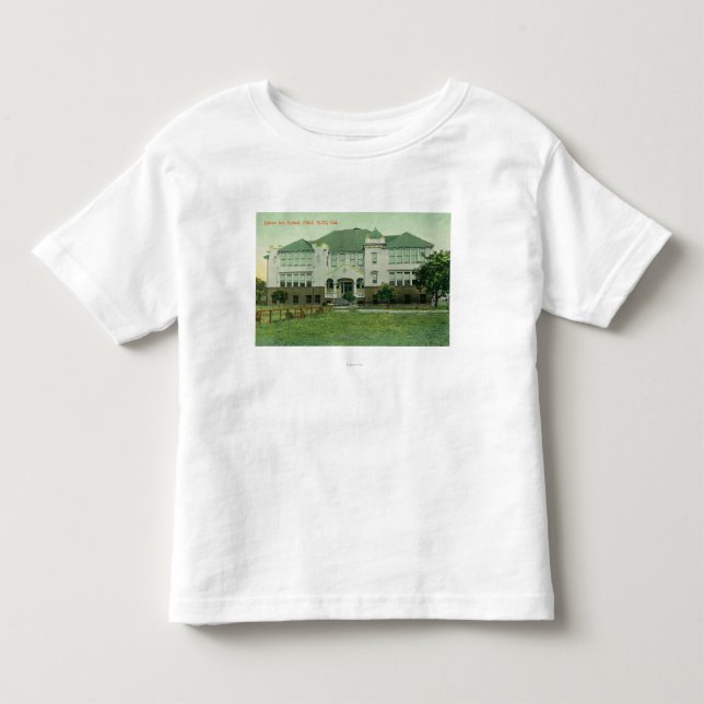 Exterior View of Lytton Avenue School Toddler T-shirt (Front)