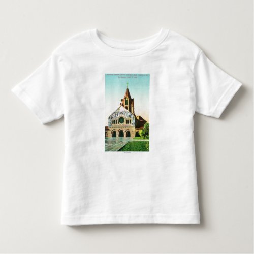 Exterior View of Memorial Church at Stanford U Toddler T_shirt