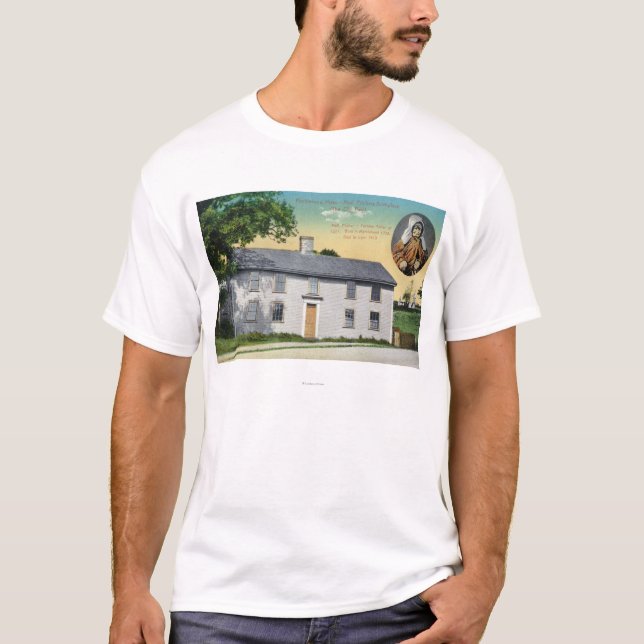 Exterior View of Moll Pitchers Birthplace T-Shirt (Front)