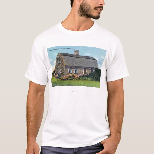 Exterior View of Myles Standish House T-Shirt (Front)