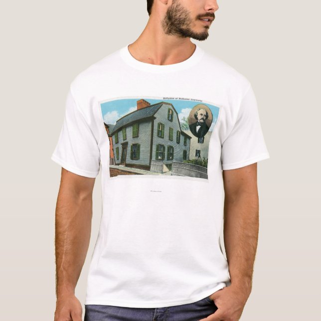 Exterior View of Nathaniel Hawthorne's T-Shirt (Front)