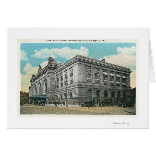 Exterior View of NY Central Railroad Station Cards (Front Horizontal)