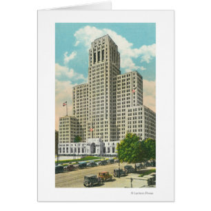 Exterior View of NY State Office Bldg Cards