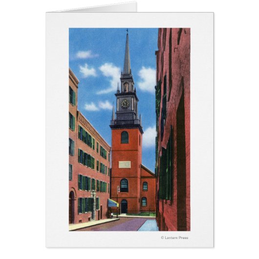 Exterior View of Old North Church Cards (Front)