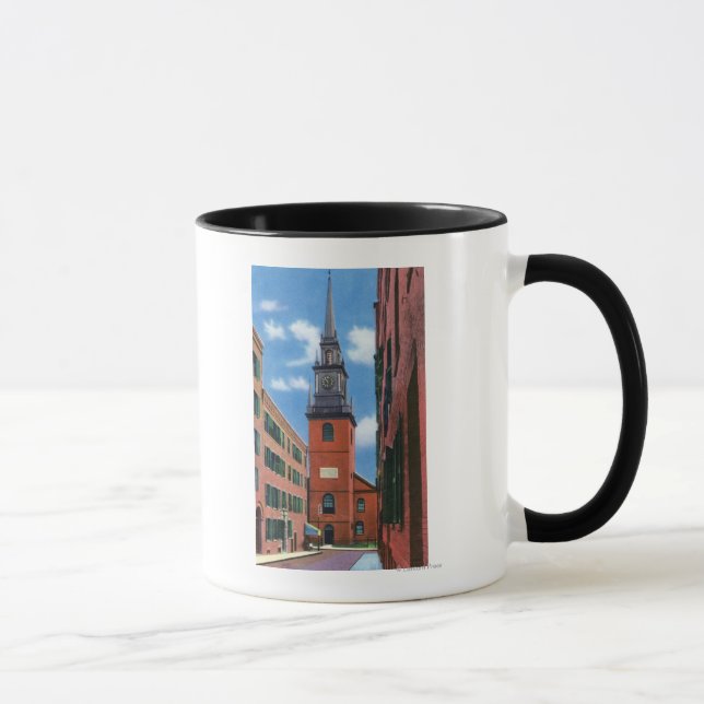 Exterior View of Old North Church Mug (Right)