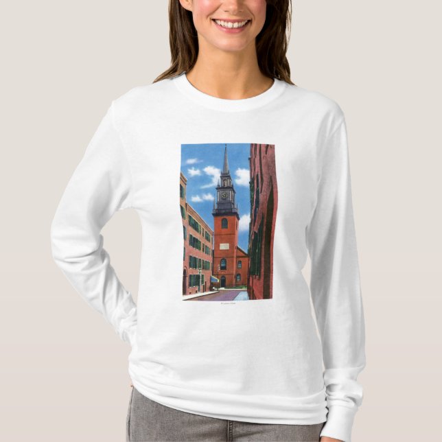 Exterior View of Old North Church T-Shirt (Front)