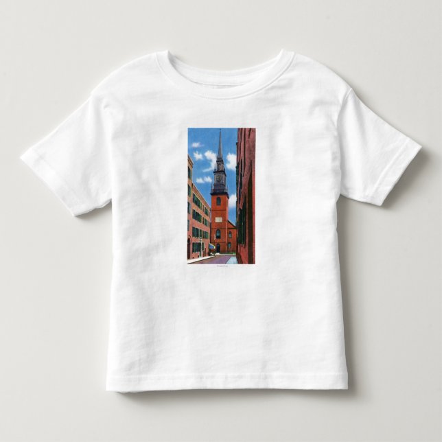 Exterior View of Old North Church Toddler T-shirt (Front)