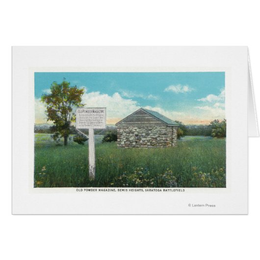 Exterior View of Old Powder Magazine Cards (Front Horizontal)