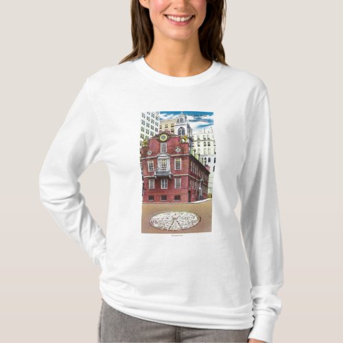 Exterior View of Old State House T_Shirt