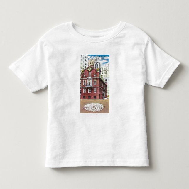Exterior View of Old State House Toddler T-shirt (Front)