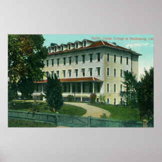 Exterior View of Pacific Union College Poster