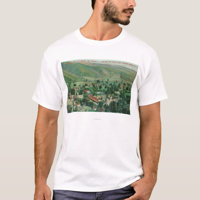 Exterior View of Paraiso Hot Springs and Gardens T-Shirt (Front)