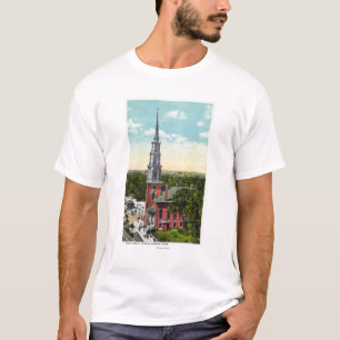 Exterior View of Park Street Church T-Shirt