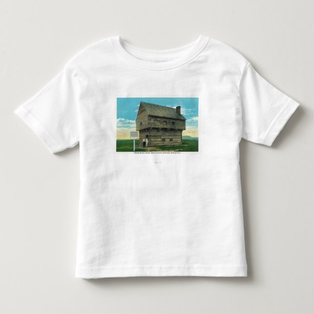 Exterior View of Period Block House Toddler T-shirt (Front)