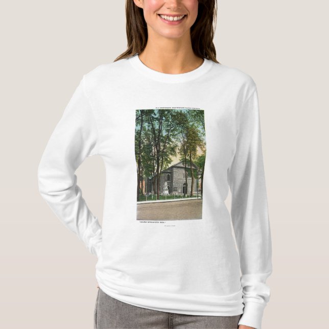 Exterior View of Protestant Dutch Church T-Shirt (Front)