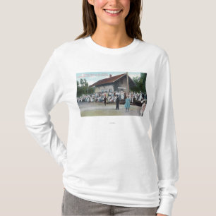 Exterior View of Railroad Station on 4th of T-Shirt