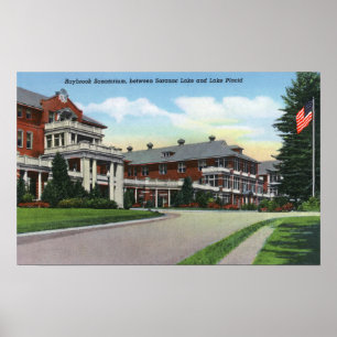 Exterior View of Raybrook Sanatorium Poster