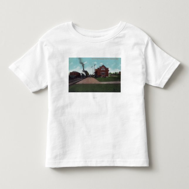 Exterior View of Rock Island Passenger Station Toddler T-shirt (Front)
