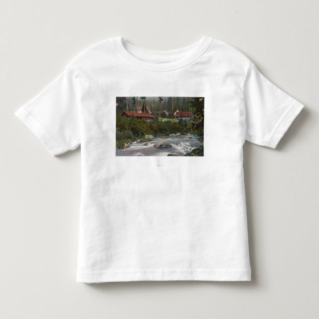 Exterior View of Shasta RetreatMt. Shasta, CA Toddler T-shirt (Front)