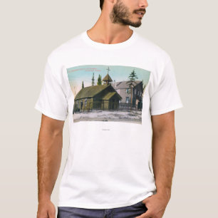 Exterior View of St. Mathew's Church and T-Shirt