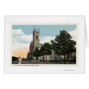 Exterior View of St. Paul's Church Cards