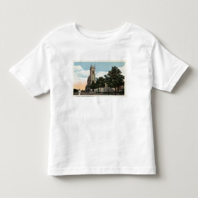 Exterior View of St. Paul's Church Toddler T-shirt (Front)