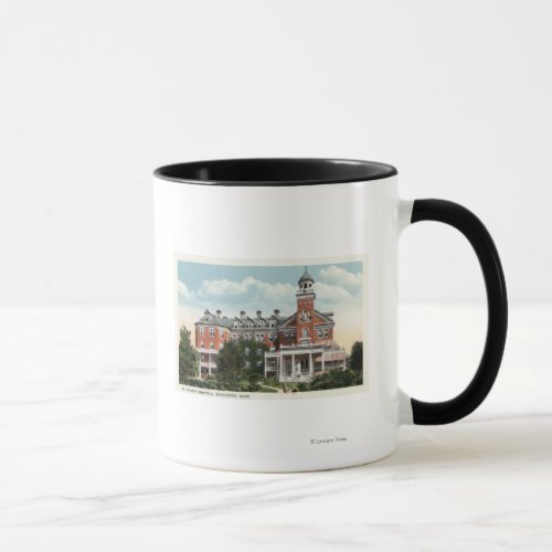 Exterior View of St Vincent Hospital Mug