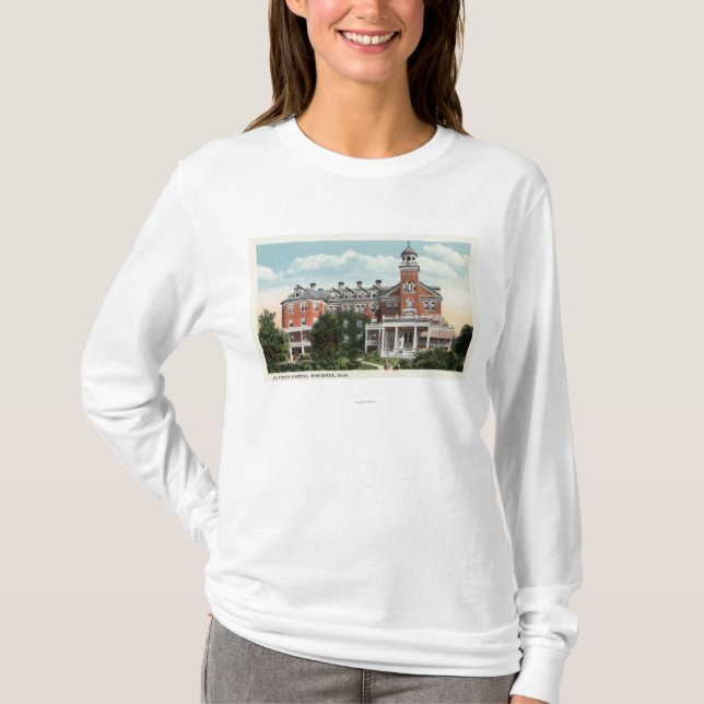 Exterior View of St. Vincent Hospital T-Shirt (Front)