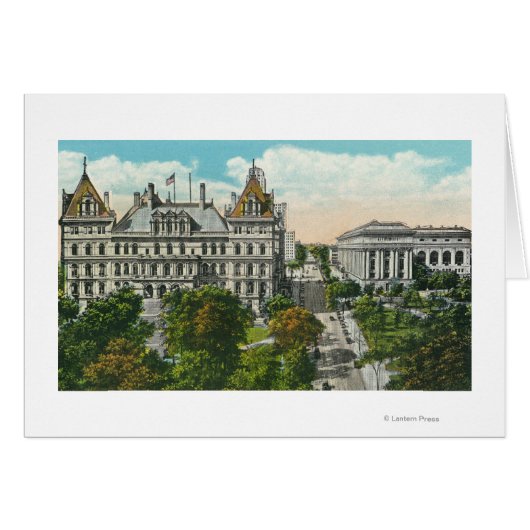 Exterior View of State Capitol & Educational Cards (Front Horizontal)