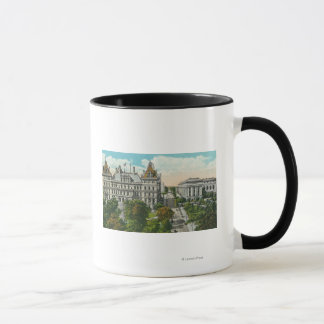 Exterior View of State Capitol & Educational Mug