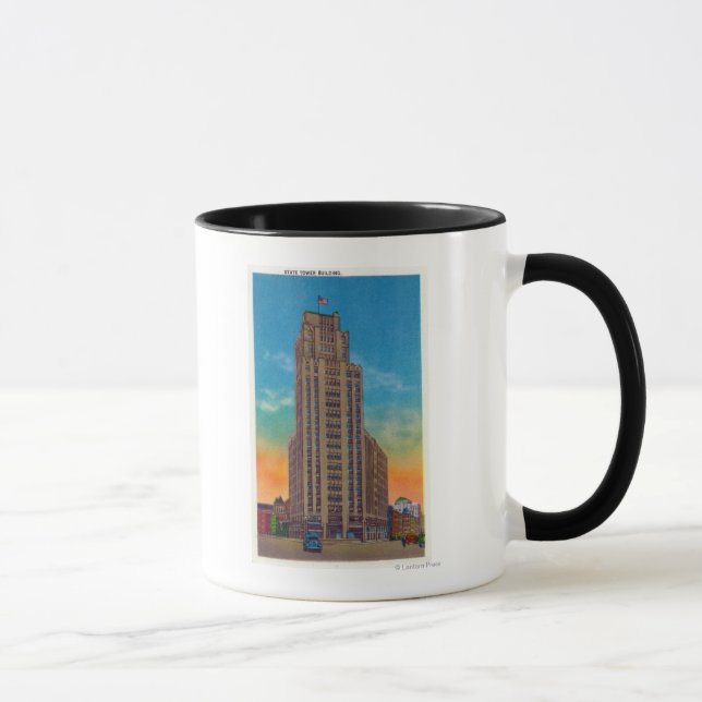 Exterior View of State Tower Building Mug (Right)