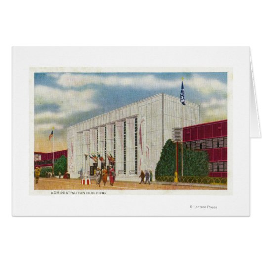 Exterior View of the Administration Bldg Cards (Front Horizontal)
