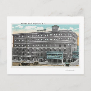 Exterior View of the Arlington Hotel Postcard