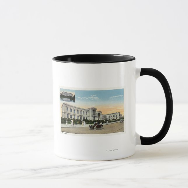 Exterior View of the Art Museum # 2 Mug (Right)