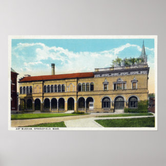 Exterior View of the Art Museum 2 Poster