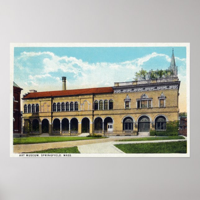 Exterior View of the Art Museum 2 Poster (Front)