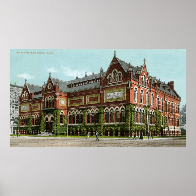 Exterior View of the Art Museum Poster (Front)