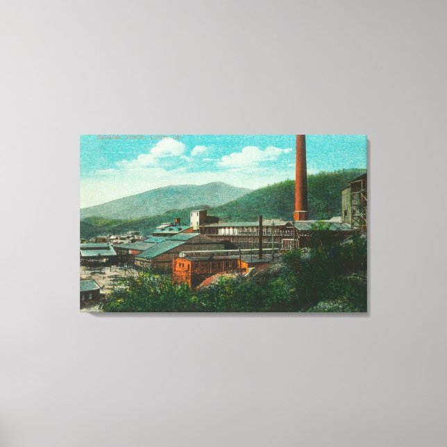 Exterior View of the Balaktala Smelter Canvas Print (Front)