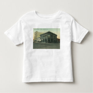 Exterior View of the Bank and Masonic Temple Toddler T-shirt