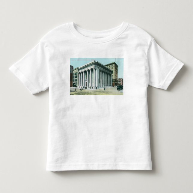 Exterior View of the Bank of California Toddler T-shirt (Front)