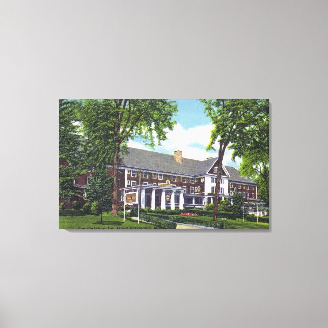 Exterior View of the Berkshire Inn Canvas Print (Front)