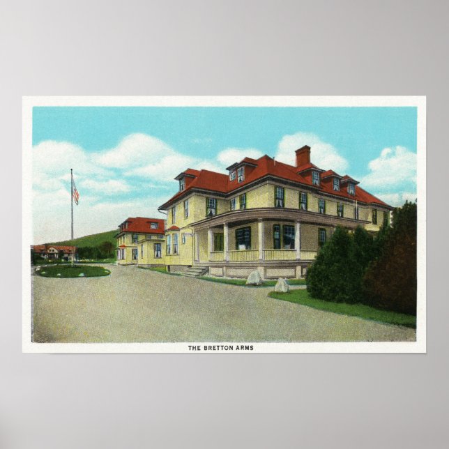 Exterior View of the Bretton Arms Poster (Front)