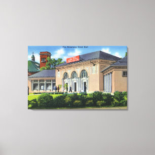 Exterior View of the Broadway Drink Hall Canvas Print