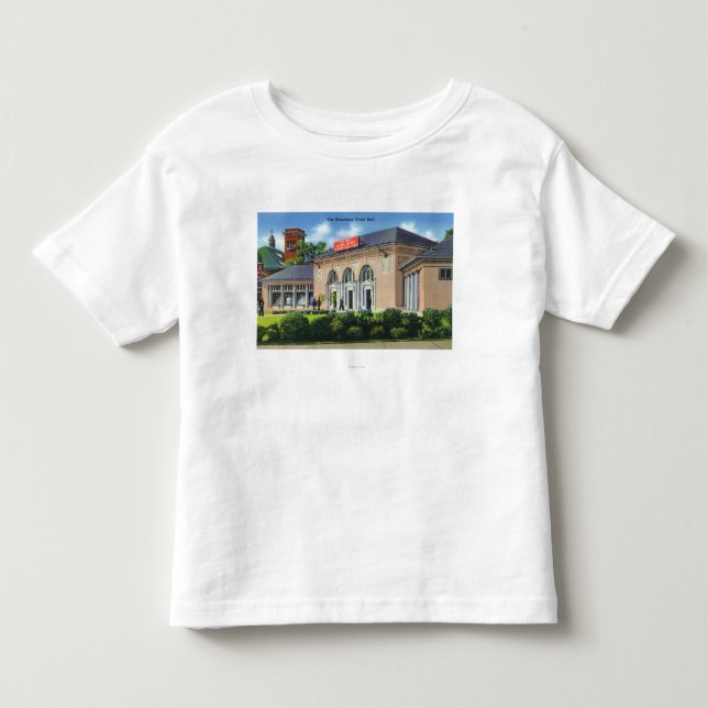 Exterior View of the Broadway Drink Hall Toddler T-shirt (Front)