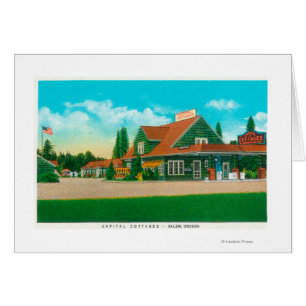Exterior View of the Capital CottagesSalem, OR Cards
